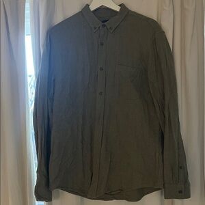 Men's 14th & Union Olive Green Button-Up Shirt